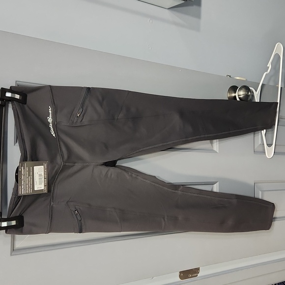 NWUT Eddie Bauer Guide Pro Trail Tight Leggings Carbon Gray Cordura Fabric XS - Picture 1 of 16